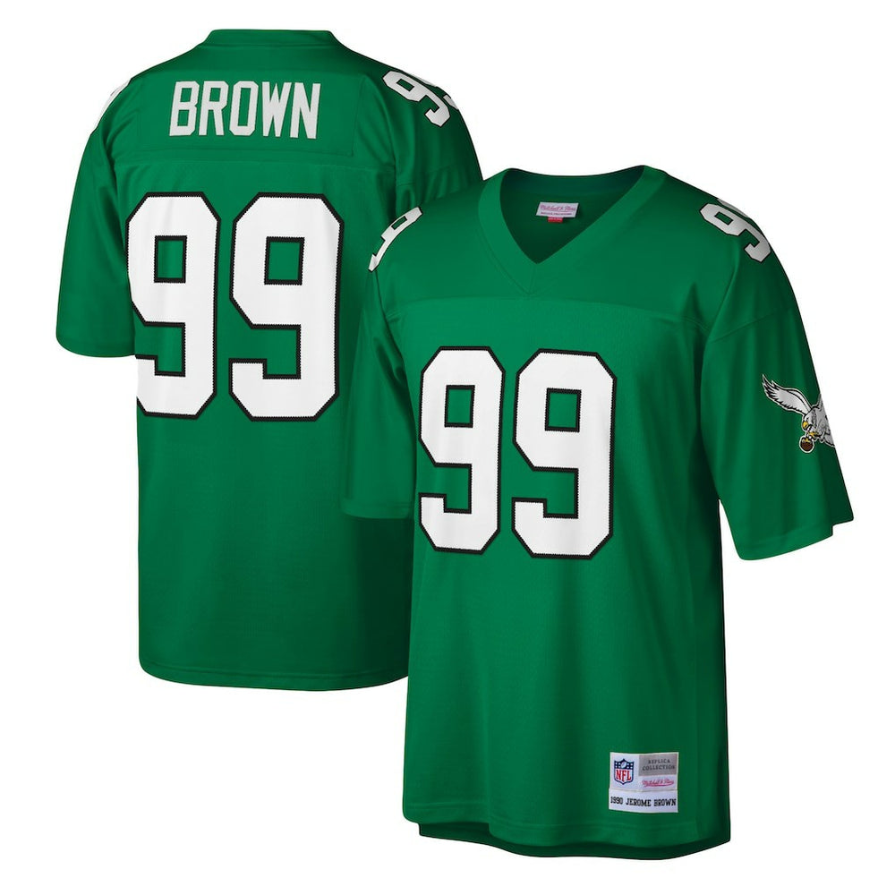 Jerome Brown Philadelphia Eagles Legacy Replica Jersey - Kelly Green Jerseys