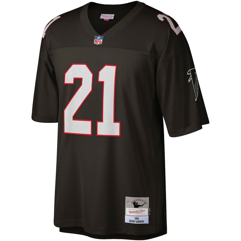 Deion Sanders Atlanta Falcons Legacy Replica Jersey - Black Jerseys