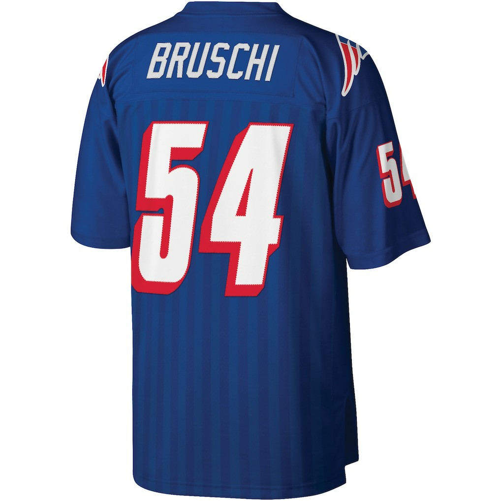 Tedy Bruschi New England Patriots Legacy Replica Jersey - Royal Jerseys