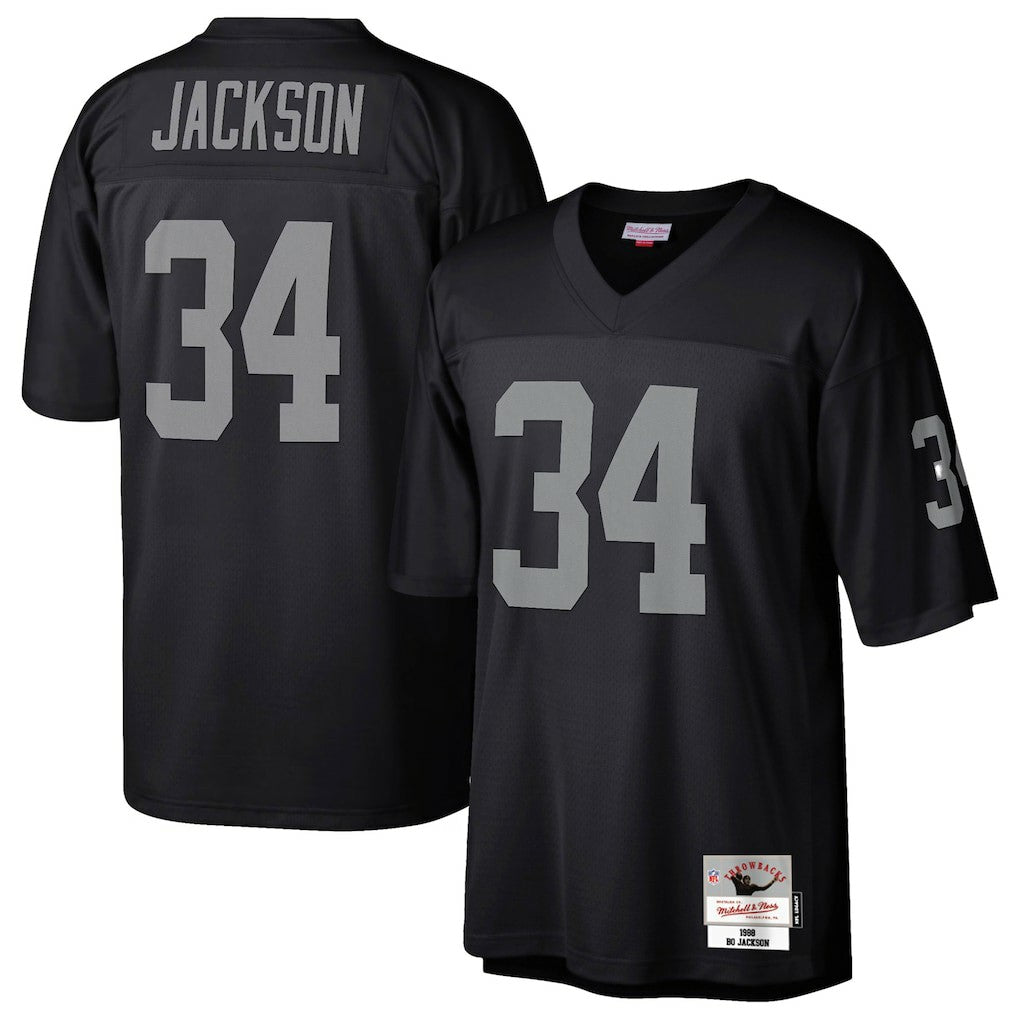 Bo Jackson Las Vegas Raiders Legacy Replica Jersey - Black Jerseys