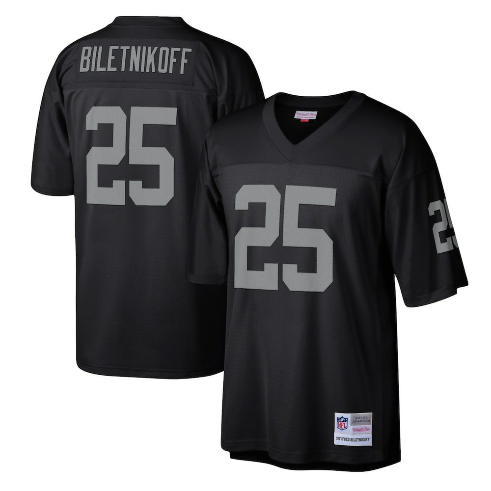 Fred Biletnikoff Las Vegas Raiders Legacy Replica Jersey - Black Jerseys
