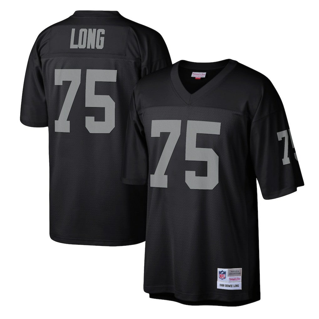 Howie Long Las Vegas Raiders Legacy Replica Jersey - Black Jerseys