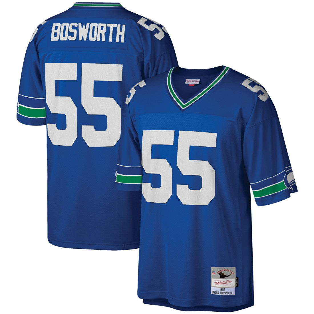 Brian Bosworth Seattle Seahawks Legacy Replica Jersey - Royal Jerseys