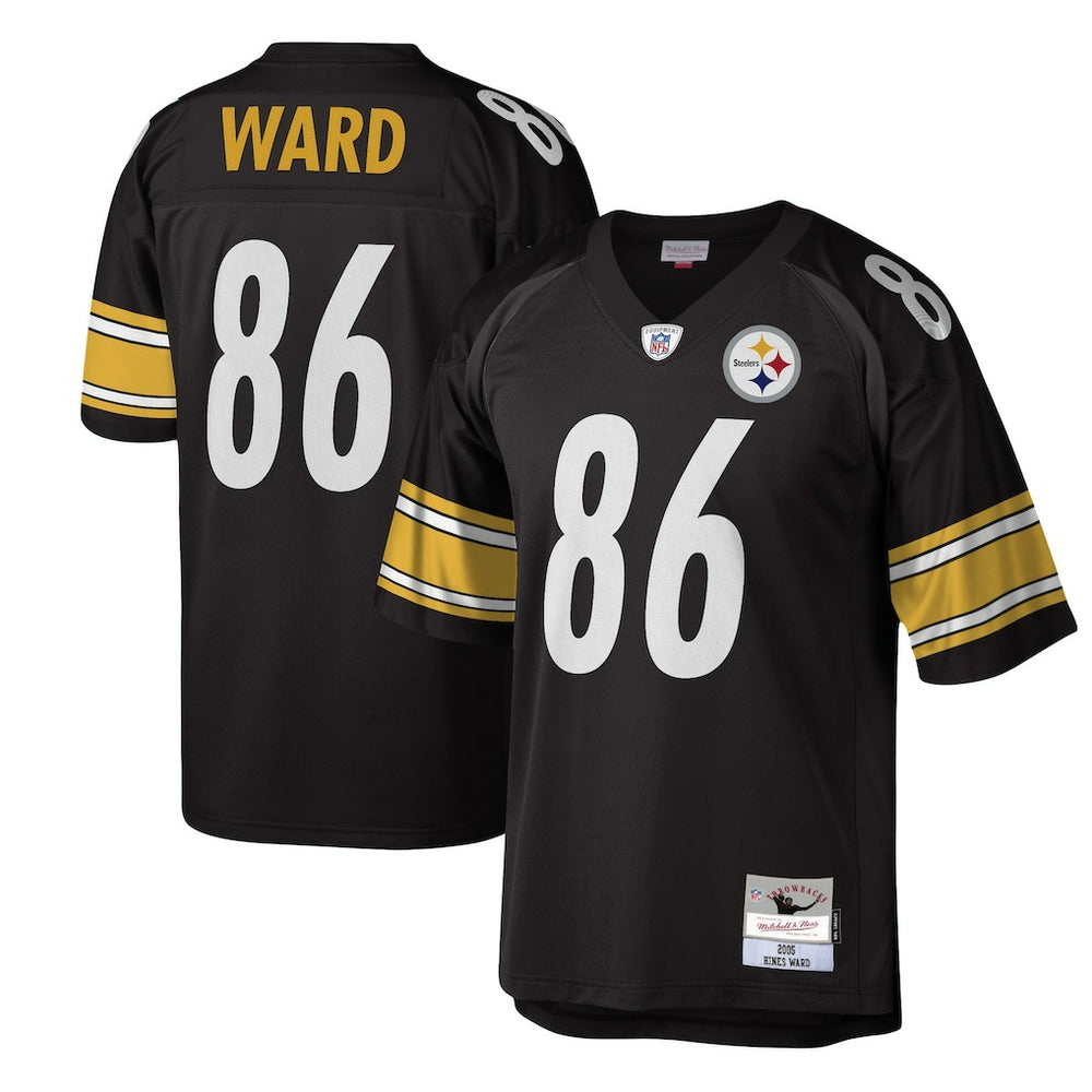 Hines Ward Pittsburgh Steelers Legacy Replica Jersey - Black Jerseys