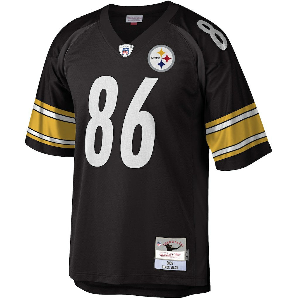 Hines Ward Pittsburgh Steelers Legacy Replica Jersey - Black Jerseys