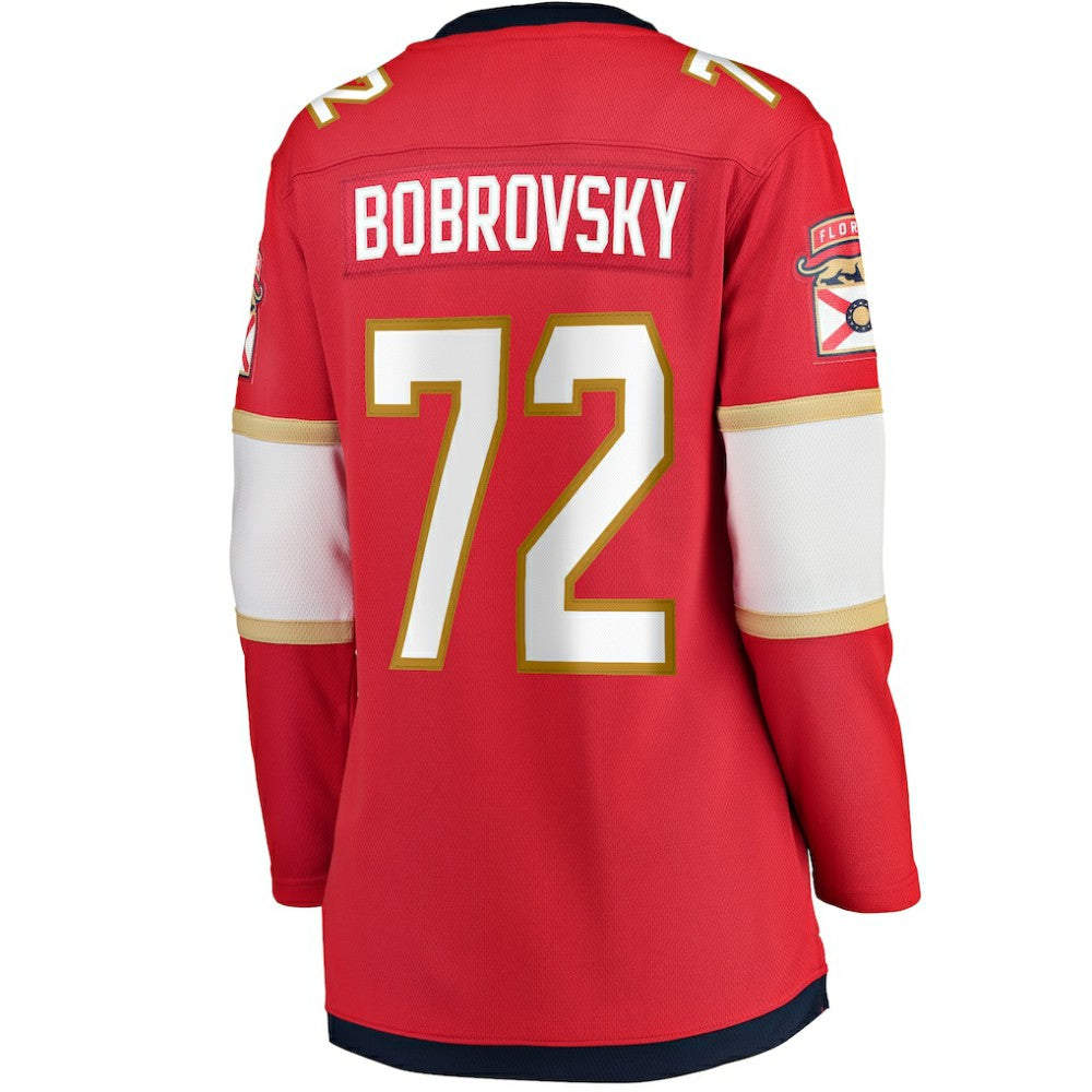 Sergei Bobrovsky Florida Panthers Fanatics Women's Home Breakaway Jersey - Red | US 3610493