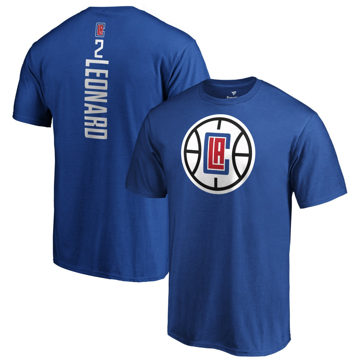 Kawhi Leonard LA Clippers Playmaker Name & Number T-Shirt Blue - Fanatics