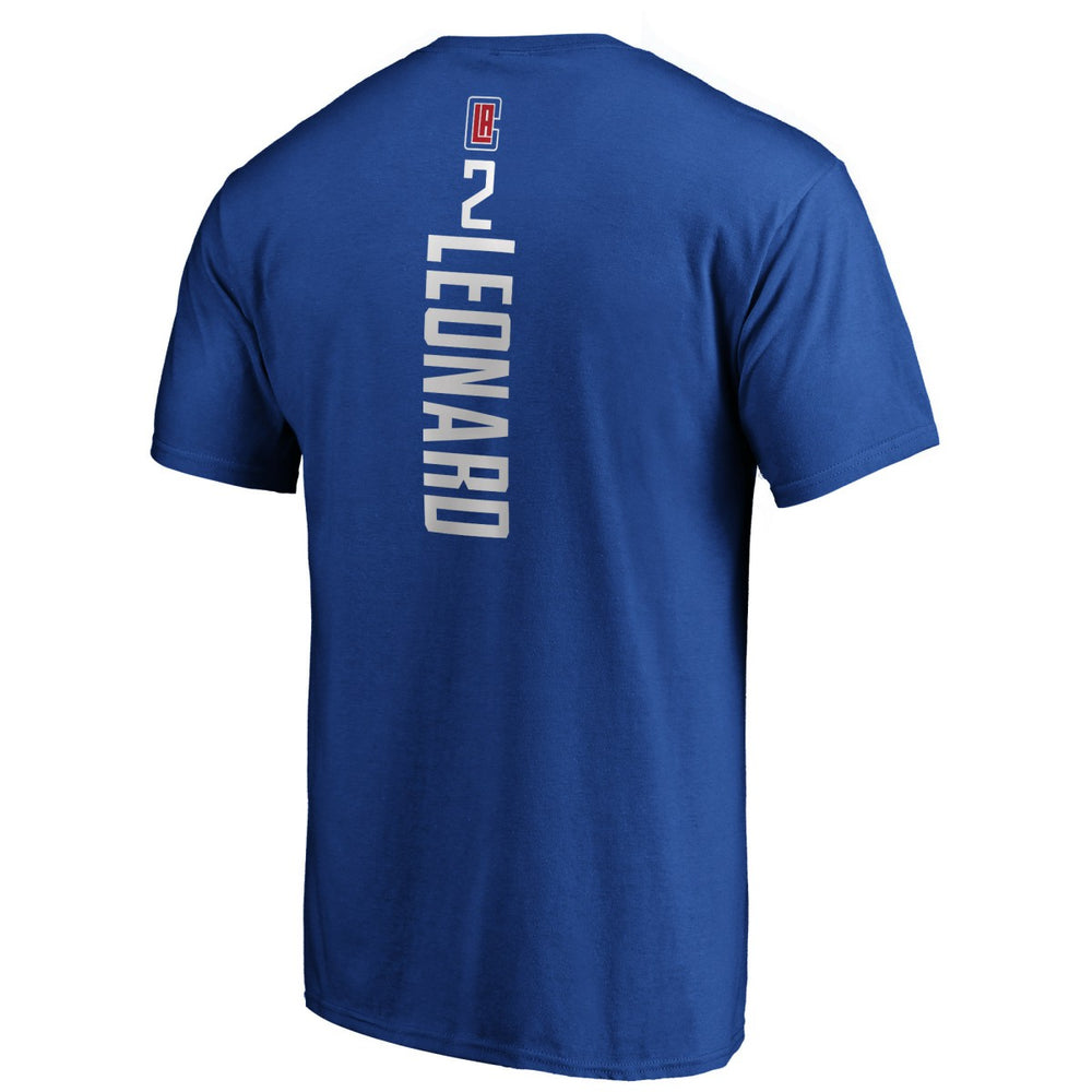 Kawhi Leonard LA Clippers Playmaker Name & Number T-Shirt Blue - Fanatics