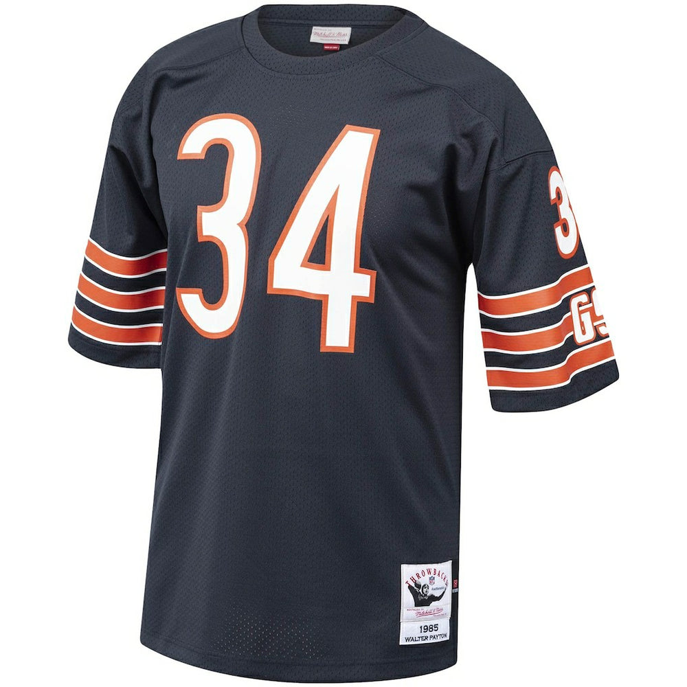 Walter Payton Chicago Bears 1985 Authentic Throwback Retired Player Jersey - Navy Jerseys