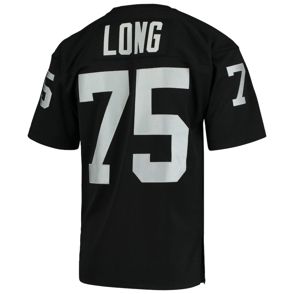 Howie Long Las Vegas Raiders 1983 Authentic Throwback Retired Player Jersey - Black Jerseys