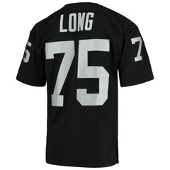 Howie Long Las Vegas Raiders 1983 Authentic Throwback Retired Player Jersey - Black Jerseys