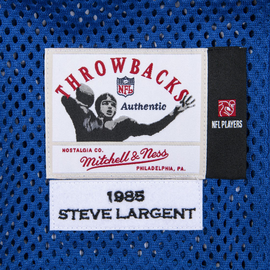 Steve Largent Seattle Seahawks 1985 Authentic Throwback Retired Player Jersey - Royal Jerseys