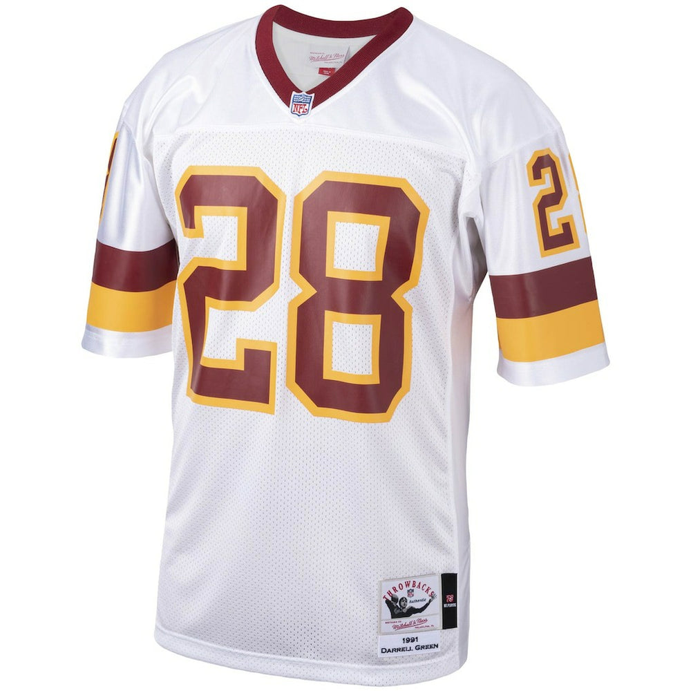 Darrell Green Washington Football Team 1991 Authentic Throwback Retired Player Jersey - White Jerseys