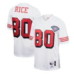 Jerry Rice San Francisco 49ers 1994 Authentic Throwback Retired Player Jersey - White Jerseys