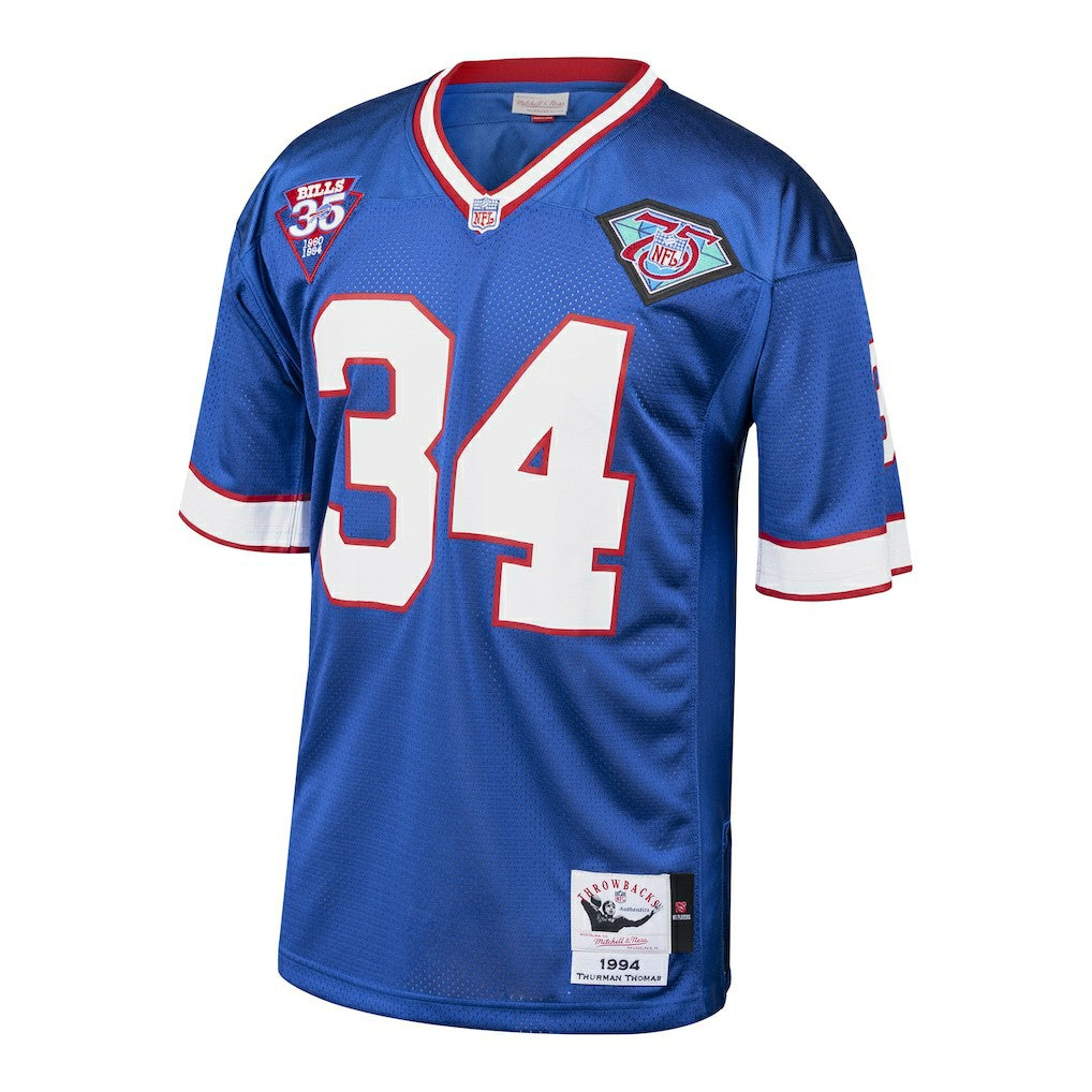 Thurman Thomas Buffalo Bills 1985 Authentic Throwback Retired Player Jersey - Royal Jerseys