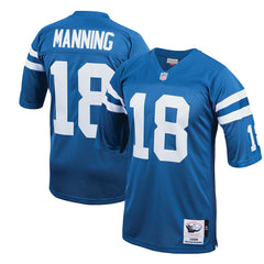 Peyton Manning Indianapolis Colts 1998 Authentic Throwback Retired Player Jersey - Royal Jerseys