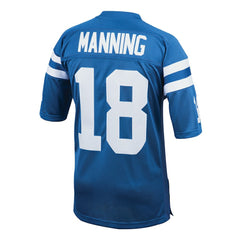Peyton Manning Indianapolis Colts 1998 Authentic Throwback Retired Player Jersey - Royal Jerseys