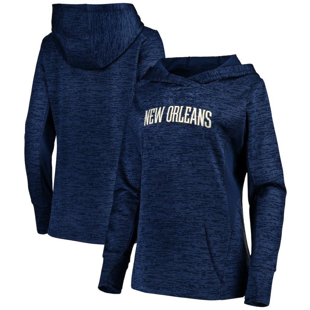 New Orleans Pelicans Women's Showtime Done Better Pullover Hoodie Navy - Fanatics