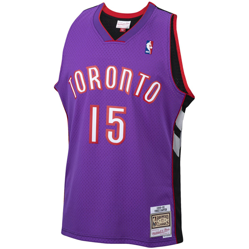 Vince Carter Toronto Raptors 1999/00 Hardwood Classics Swingman Jersey Purple - Mitchell & Ness