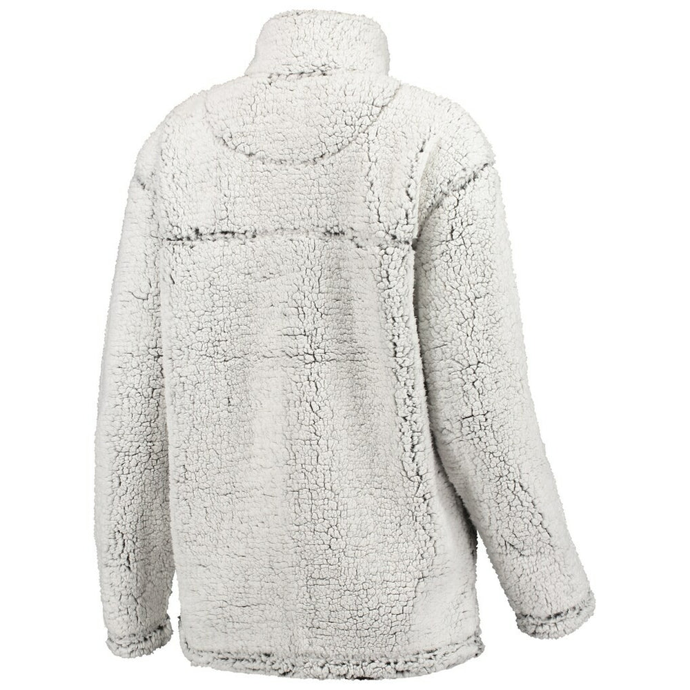 New Orleans Saints G-III 4Her by Carl Banks Women's Sherpa Quarter-Zip Pullover Jacket - Gray Pullover