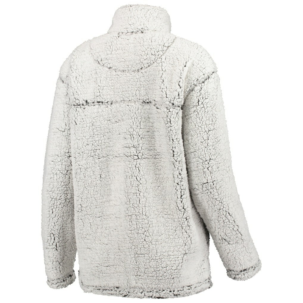 Baltimore Ravens G-III 4Her by Carl Banks Women's Sherpa Quarter-Zip Pullover Jacket - Gray Pullover