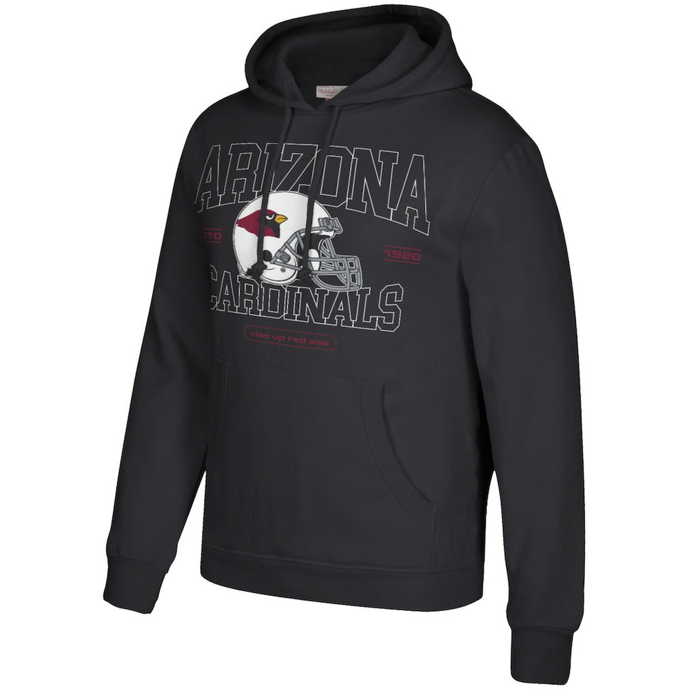 Arizona Cardinals Classic Helmet Pullover Hoodie - Black Hoodies