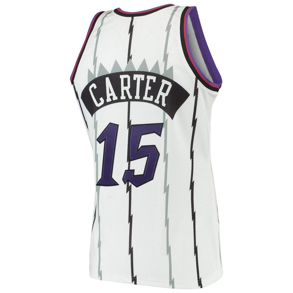 Vince Carter Toronto Raptors 1998/99 Hardwood Classics Authentic Jersey White - Mitchell & Ness