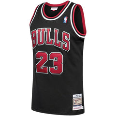 Michael Jordan Chicago Bulls 1997/98 Hardwood Classics Authentic Jersey Black - Mitchell & Ness