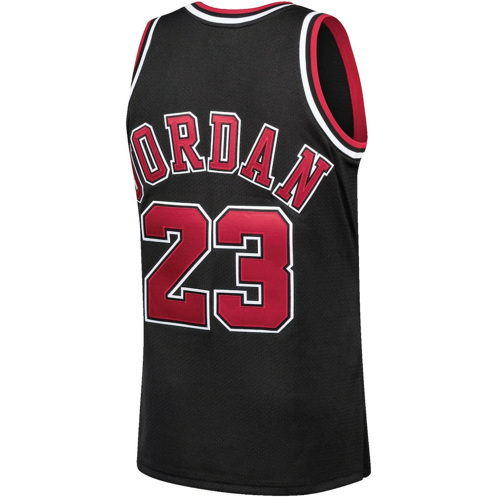 Michael Jordan Chicago Bulls 1997/98 Hardwood Classics Authentic Jersey Black - Mitchell & Ness