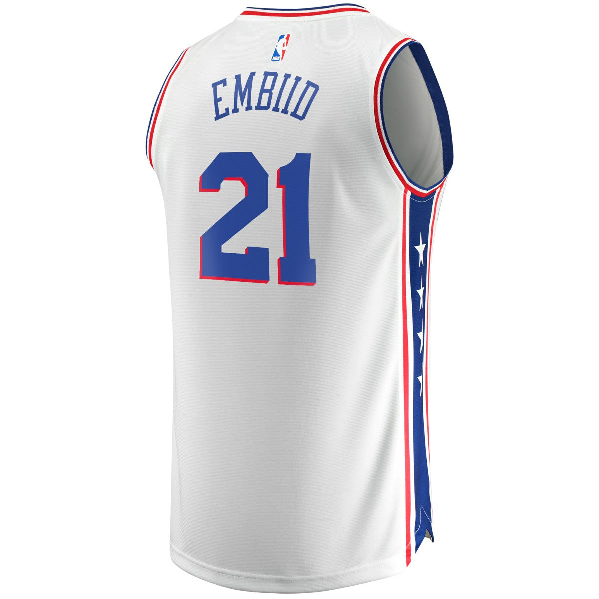 Joel Embiid Philadelphia 76ers Replica Jersey Association Edition White - Fanatics