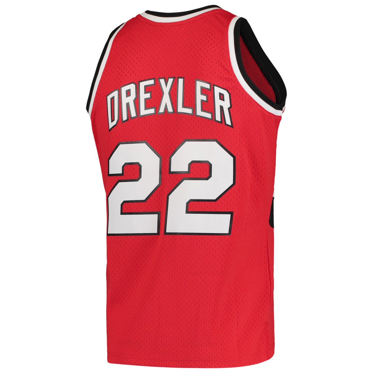 Clyde Drexler Portland Trail Blazers 1983/84 Hardwood Classics Swingman Jersey Red - Mitchell & Ness