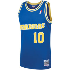 Tim Hardaway Golden State Warriors 1990/91 Hardwood Classics Swingman Jersey Royal - Mitchell & Ness