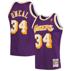 Shaquille O'Neal Los Angeles Lakers Hardwood Classics Swingman Jersey Purple - Mitchell & Ness outlet
