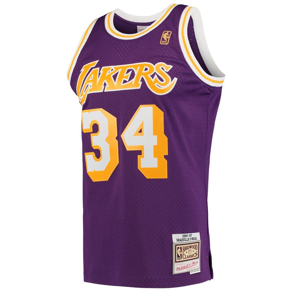 Shaquille O'Neal Los Angeles Lakers Hardwood Classics Swingman Jersey Purple - Mitchell & Ness outlet