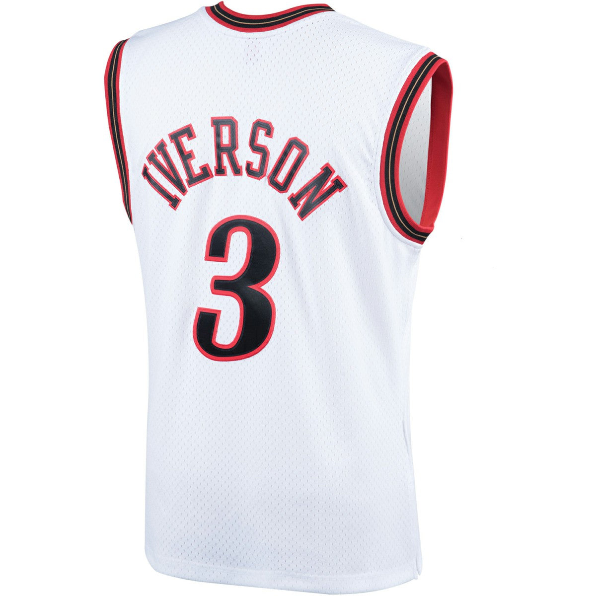 Allen Iverson Philadelphia 76ers Hardwood Classics Swingman Jersey White - Mitchell & Ness