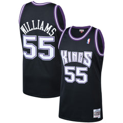 Jason Williams Sacramento Kings 2000/01 Hardwood Classics Swingman Jersey Black - Mitchell & Ness