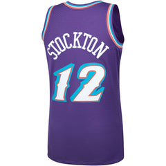John Stockton Utah Jazz Hardwood Classics Swingman Jersey Purple - Mitchell & Ness outlet