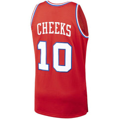 Maurice Cheeks Philadelphia 76ers Hardwood Classics Swingman Jersey Red - Mitchell & Ness outlet