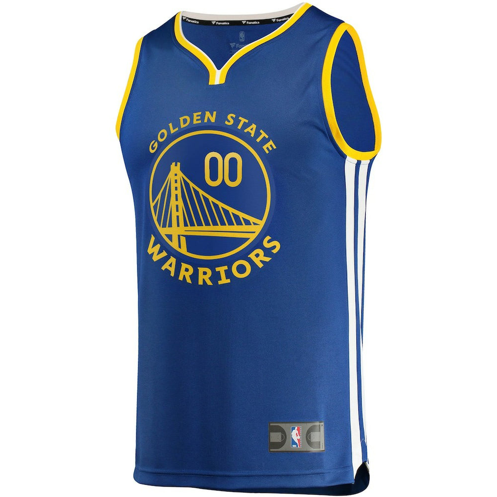 Golden State Warriors Fast Break Custom Replica Jersey Royal Icon Edition - Fanatics outlet