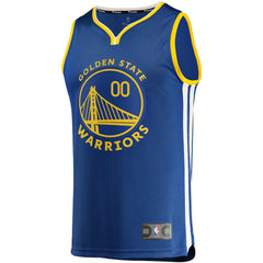 Golden State Warriors Youth 2019/20 Fast Break Custom Replica Jersey Royal Icon Edition - Fanatics