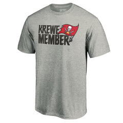 Tampa Bay Buccaneers Krewe Member T-Shirt - Heathered Gray T-shirts