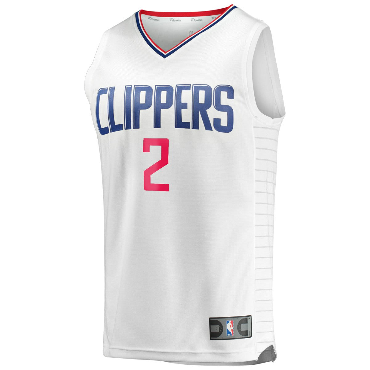 Kawhi Leonard LA Clippers Fast Break Replica Player Jersey White Association Edition - Fanatics outlet