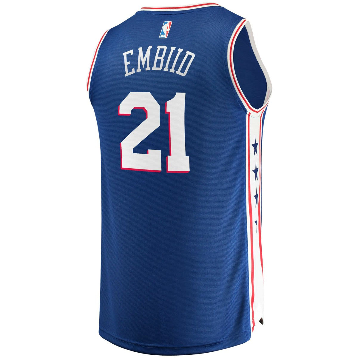 Joel Embiid Philadelphia 76ers Fast Break Replica Player Jersey Icon Edition Royal - Fanatics