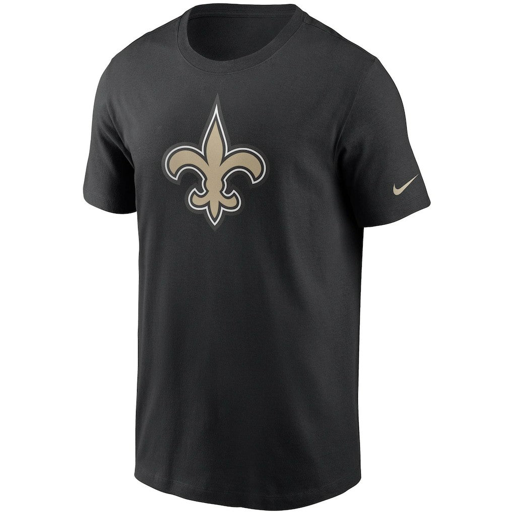 New Orleans Saints Primetime Logo Essential T-Shirt - Black T-shirts