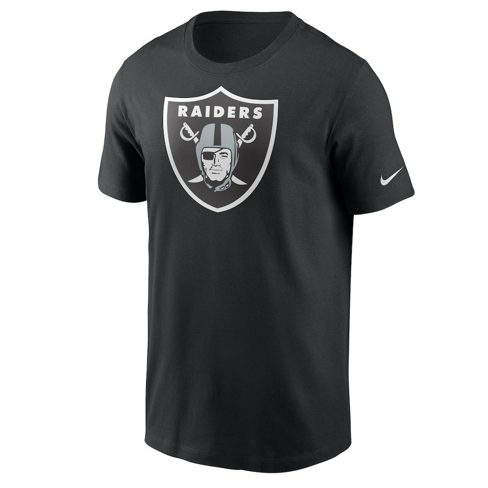 Las Vegas Raiders Primetime Logo Essential T-Shirt - Black T-shirts