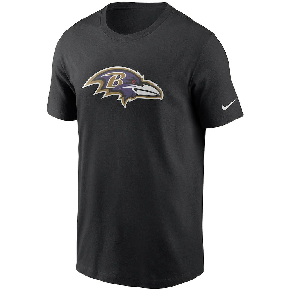 Baltimore Ravens Primetime Logo Essential T-Shirt - Black T-shirts