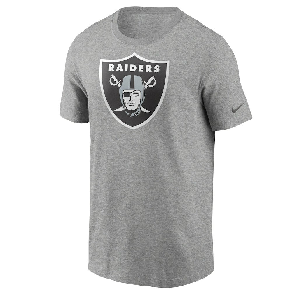 Las Vegas Raiders Primetime Logo Essential T-Shirt - Heather Gray T-shirts