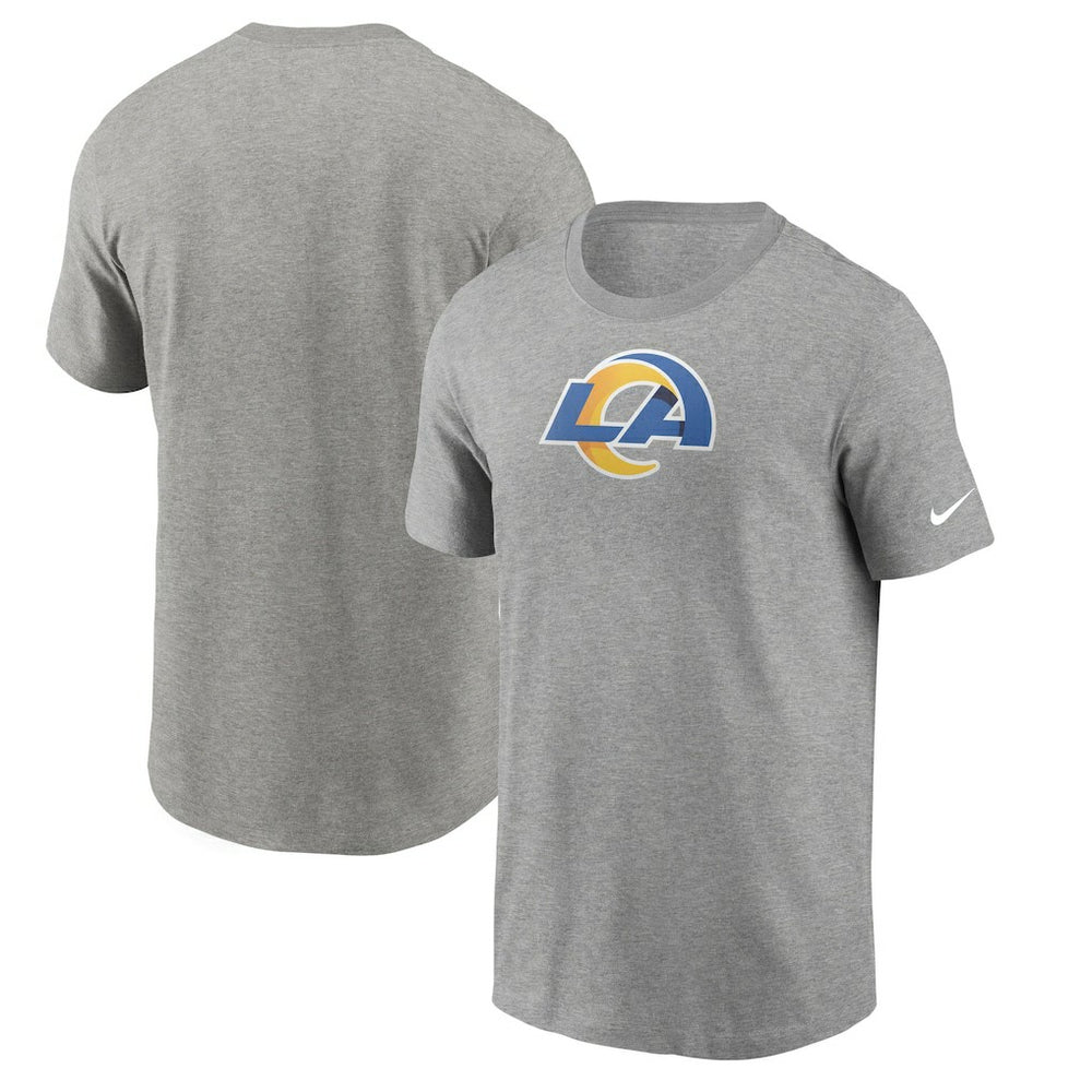 Los Angeles Rams Primetime Logo Essential T-Shirt - Heather Gray T-shirts