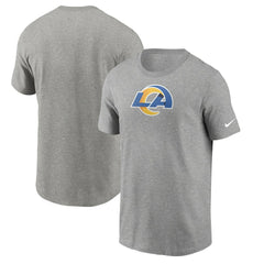 Los Angeles Rams Primetime Logo Essential T-Shirt - Heather Gray T-shirts
