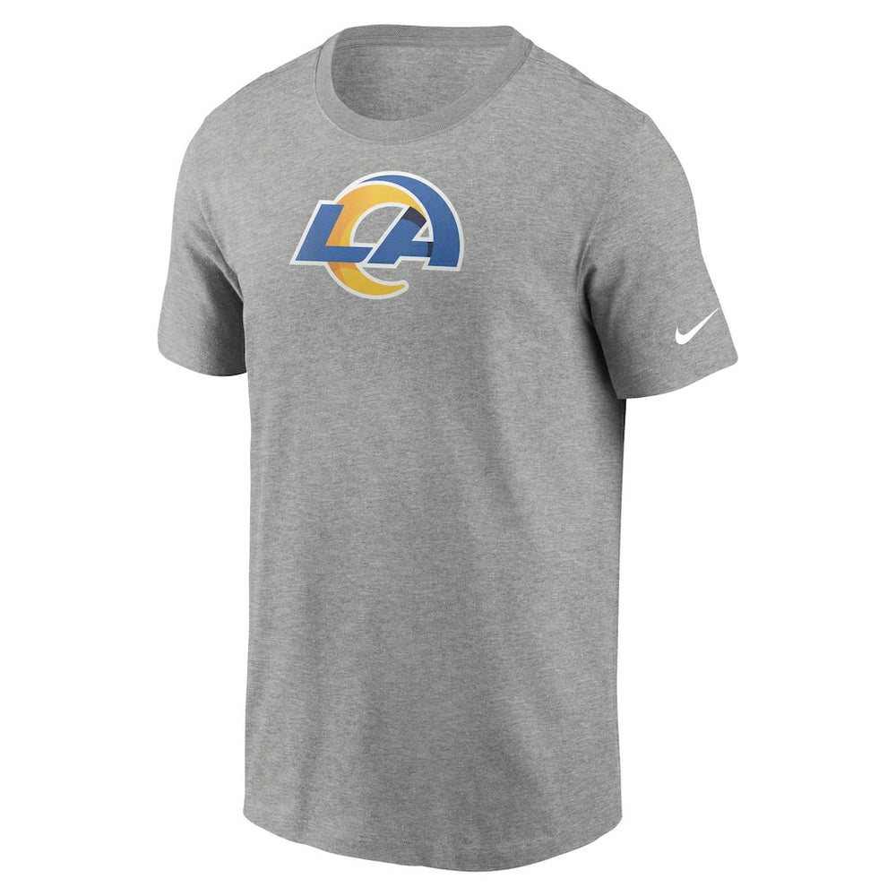 Los Angeles Rams Primetime Logo Essential T-Shirt - Heather Gray T-shirts